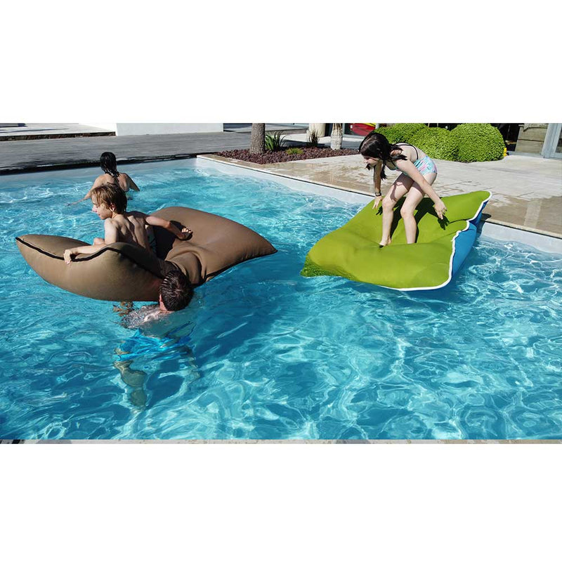 Pouf cuscino galleggiante multiuso per mare e piscina - 130 x 170 cm - Varie colorazioni