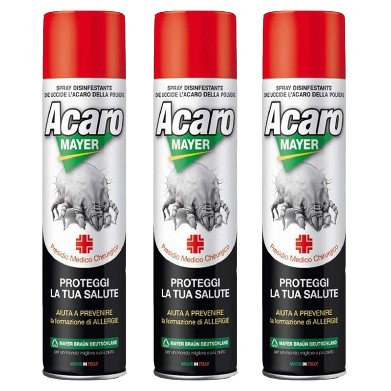 Spray antiacaro casa ACARO MAYER 400 ml - set 3 pz