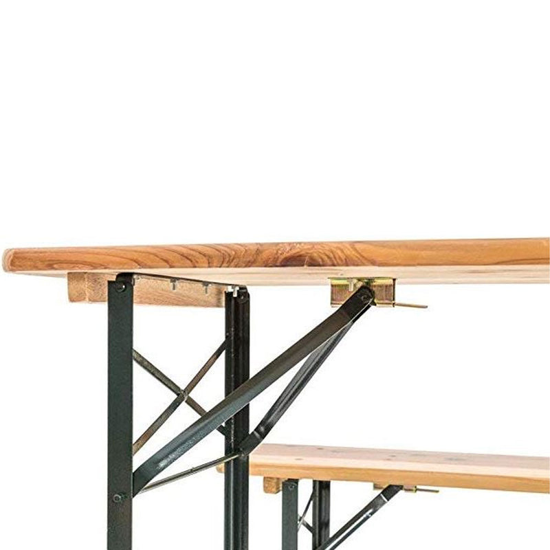 Gambe di ricambio per tavolo birreria in legno - 73x53x2.5 cm - 2 pezzi