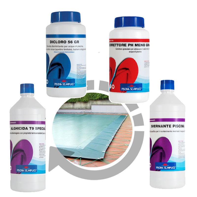 Svernante per piscina - ClosePool Kit per piscine fino a 10 metri cubi