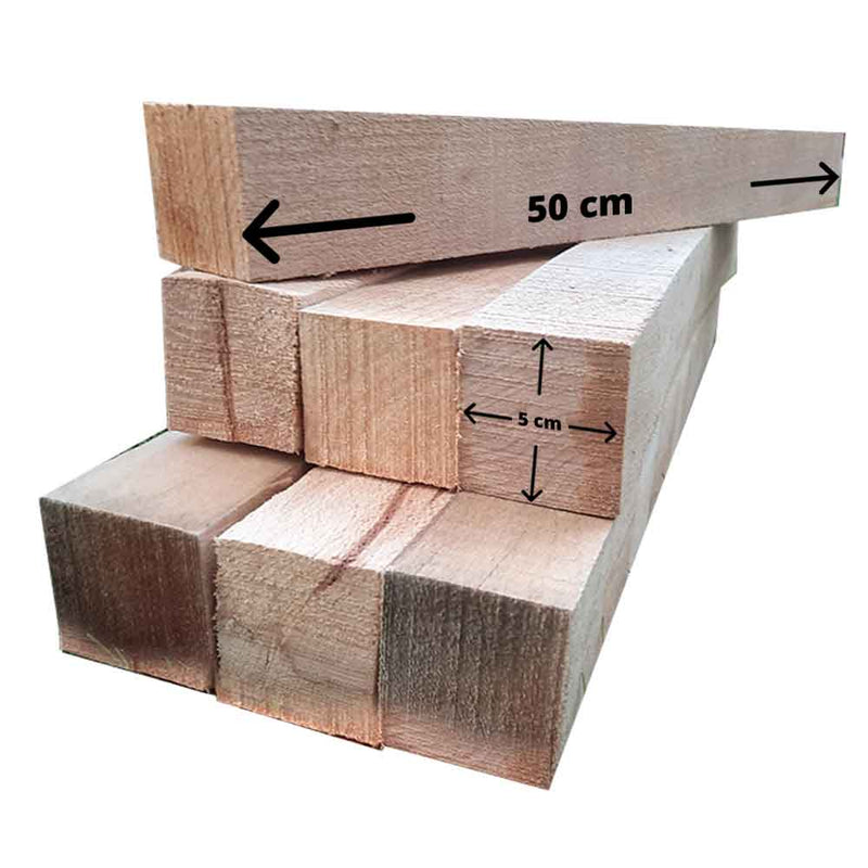 Quadrotti di legna da ardere di faggio in scatola - pulita ed essiccata