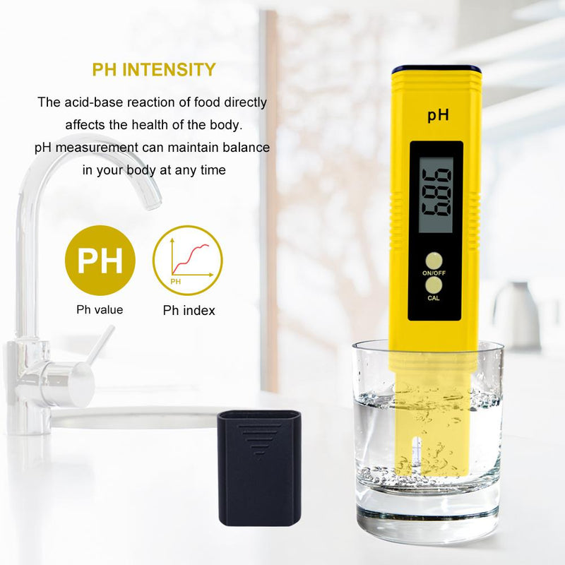 PH Tester Misuratore di acqua digitale, pH portatile –