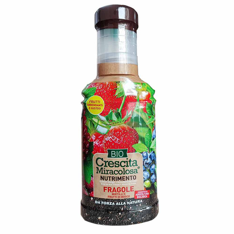 Concime liquido per fragole e frutti di bosco - Crescita Miracolosa 200 ml