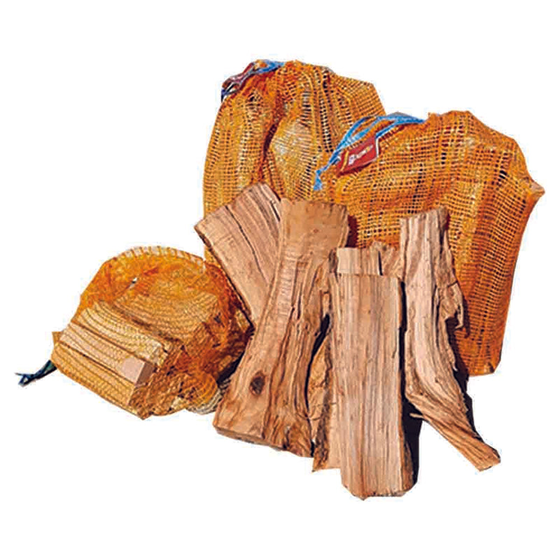 Legna da ardere di ulivo - 80 kg + 12 kg di legnetti accendifuoco - su pedana