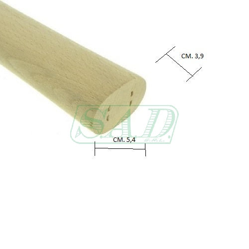Manico per piccone in legno di faggio - da 95 cm