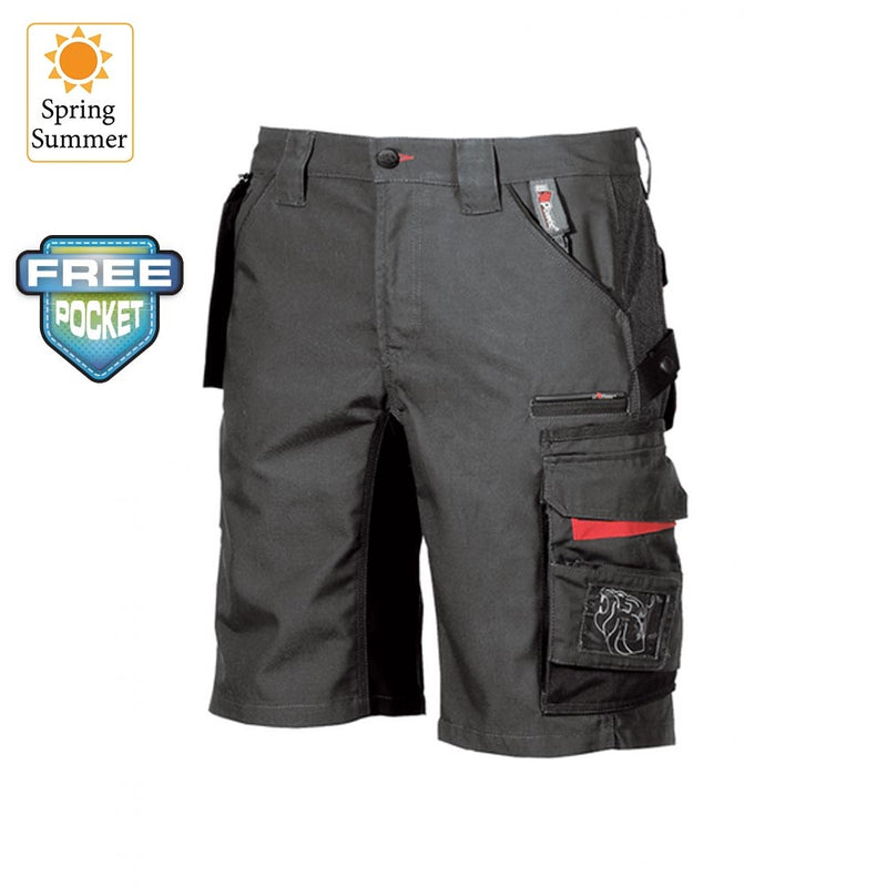 Pantaloncini Bermuda da lavoro per uomo - modello START U-Power - con tasche laterali