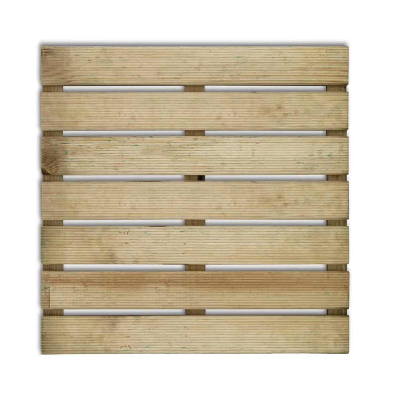 Pedana in legno di pino impregnato antiscivolo - 50x50x3,2 cm