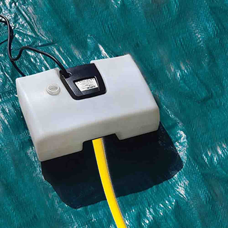 Pompa svuota telo piscina automatica, con sensore acqua in acciaio Inox - 1mm