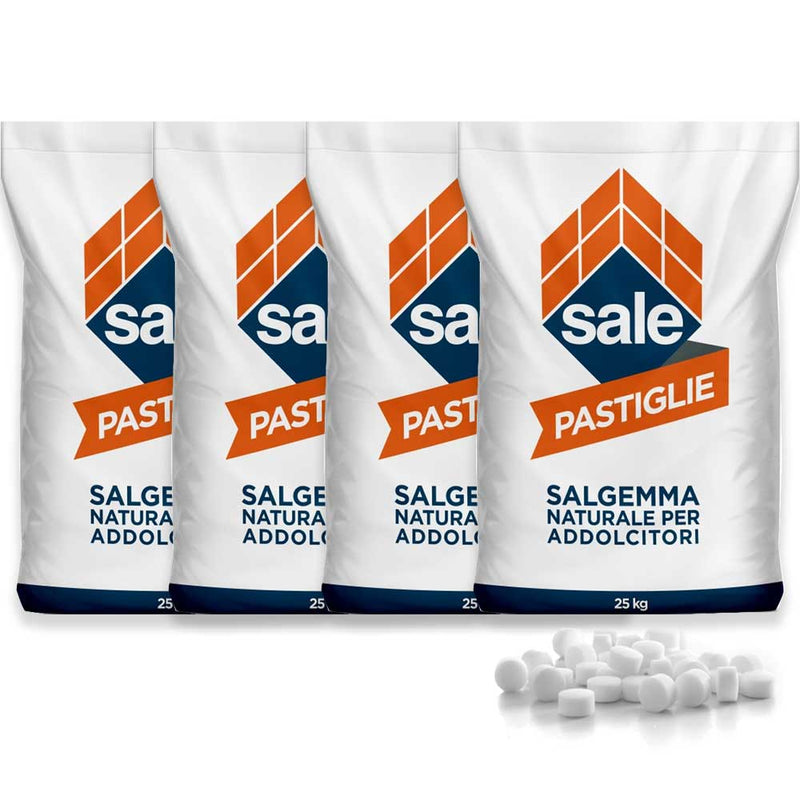 Sale in pastiglie di Salgemma per addolcitori - 25 kg - varie quantità