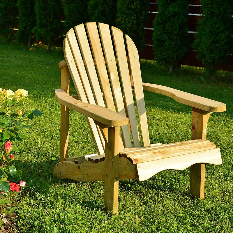 Sedia da giardino in legno RELAX tipo Adirondack