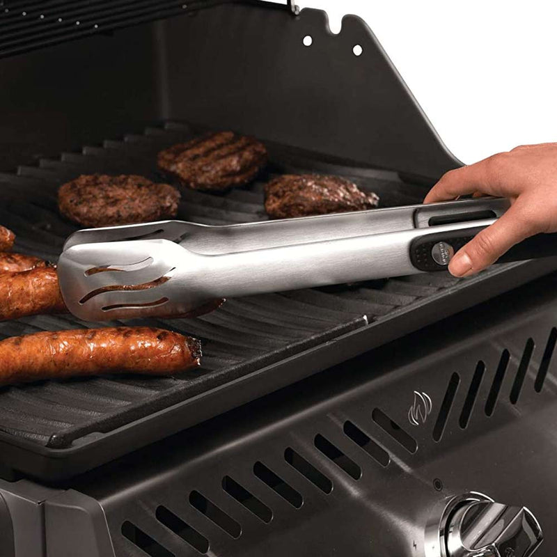 Set accessori per barbecue - Pinza e spatola in acciaio inox