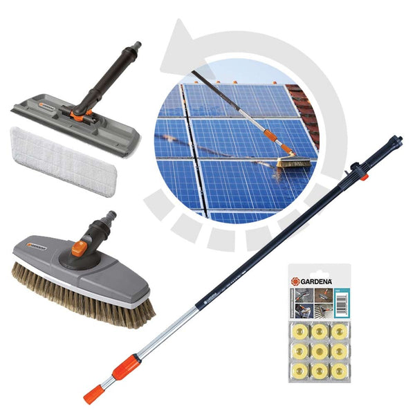 Kit pulizia pannelli fotovoltaici fino a 260 cm - Gardena