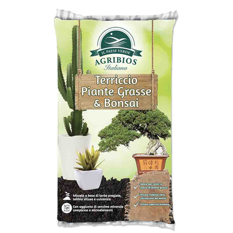 Terriccio per piante grasse e bonsai - da 10 litri